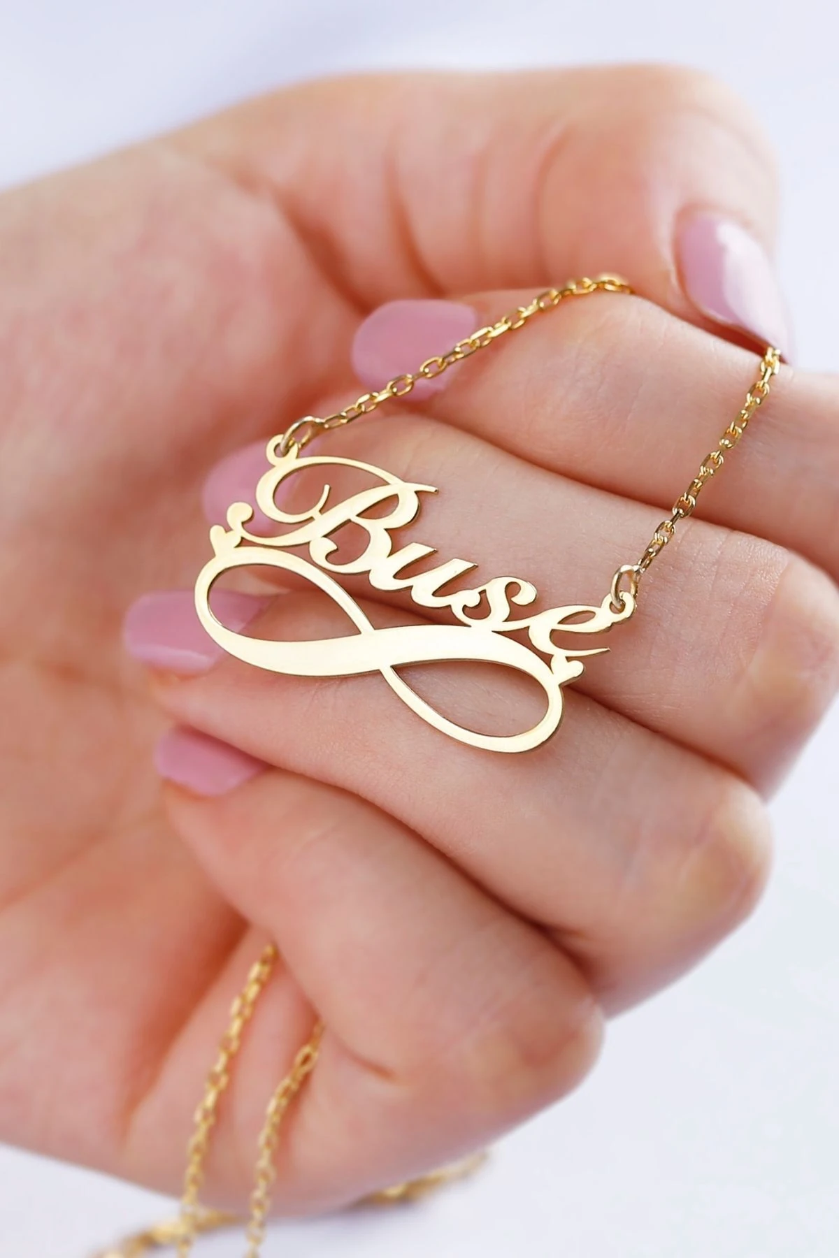 Gümüş Isimli Sonsuzluk Kolye