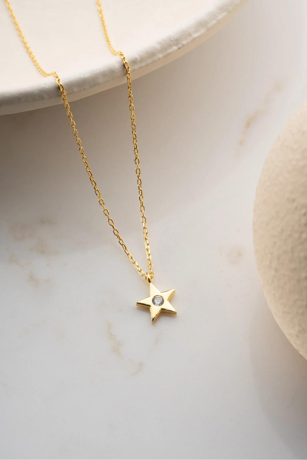 Gümüş Yıldız Kolye