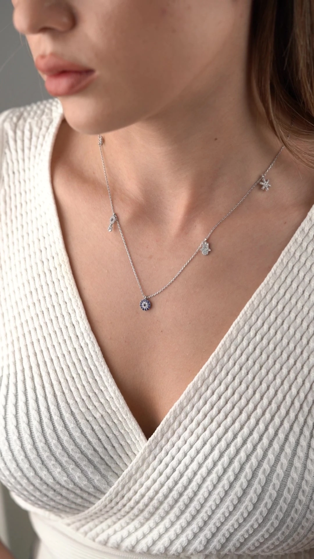 Gümüş Şans Kolye