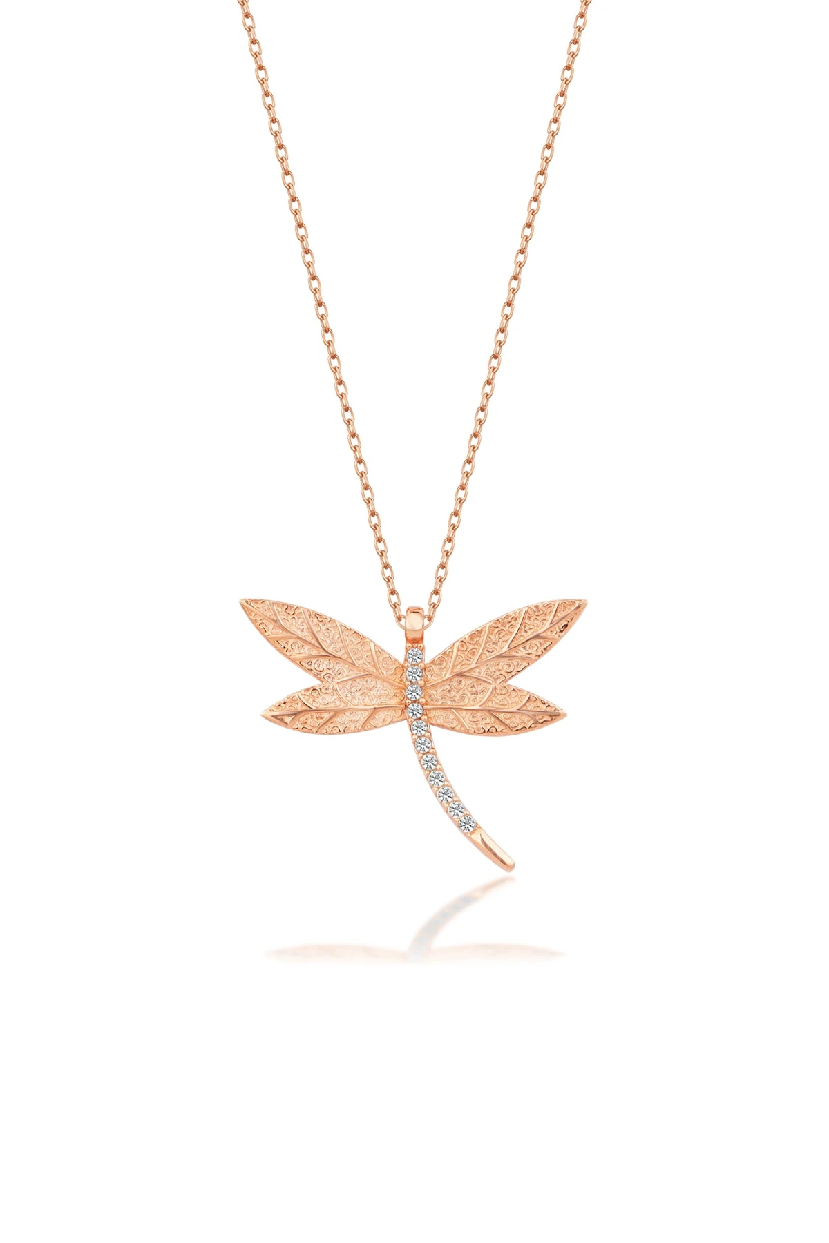 Gümüş Desenli Yusufçuk Kolye