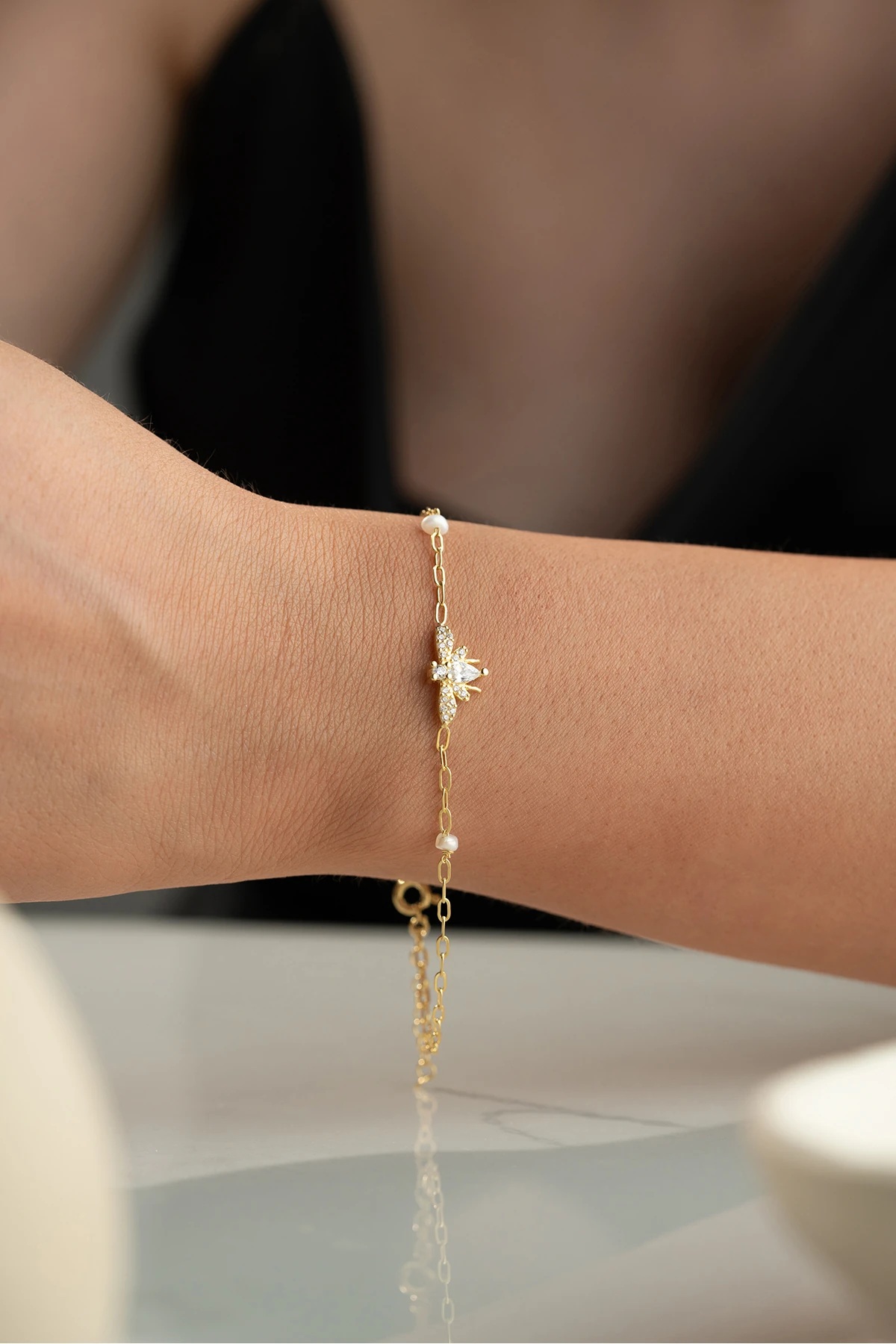 Gümüş Arı Bileklik