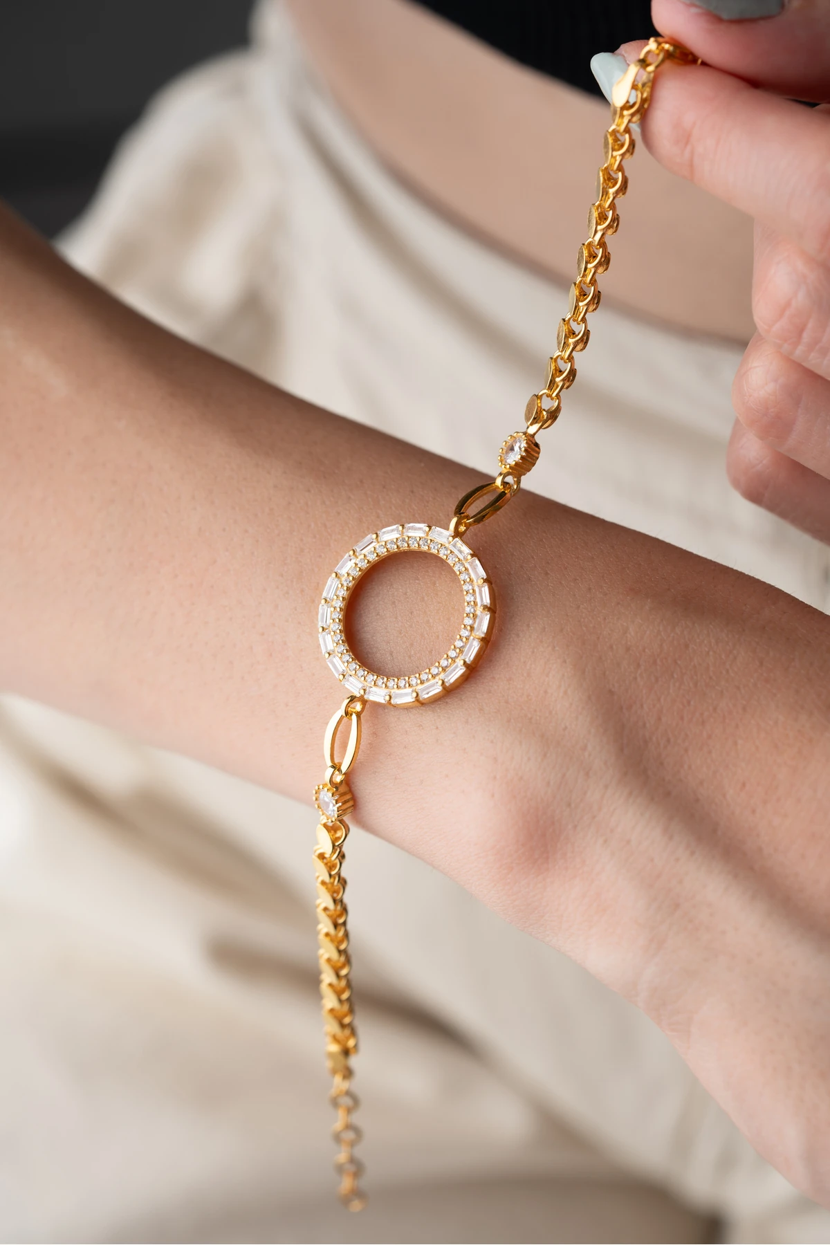 Gümüş Çeyrek Bileklik