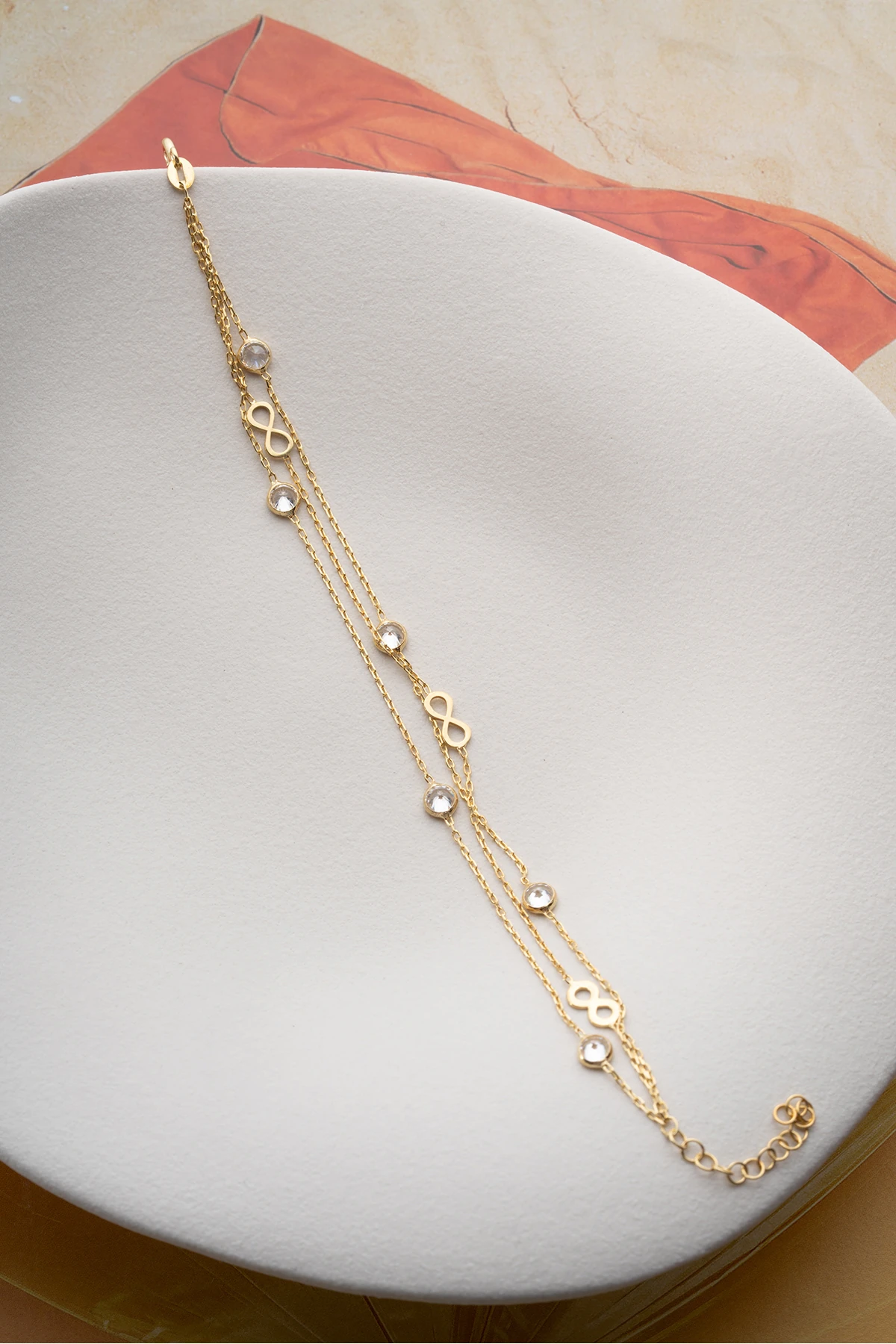 Gümüş Sonsuzluk Bileklik