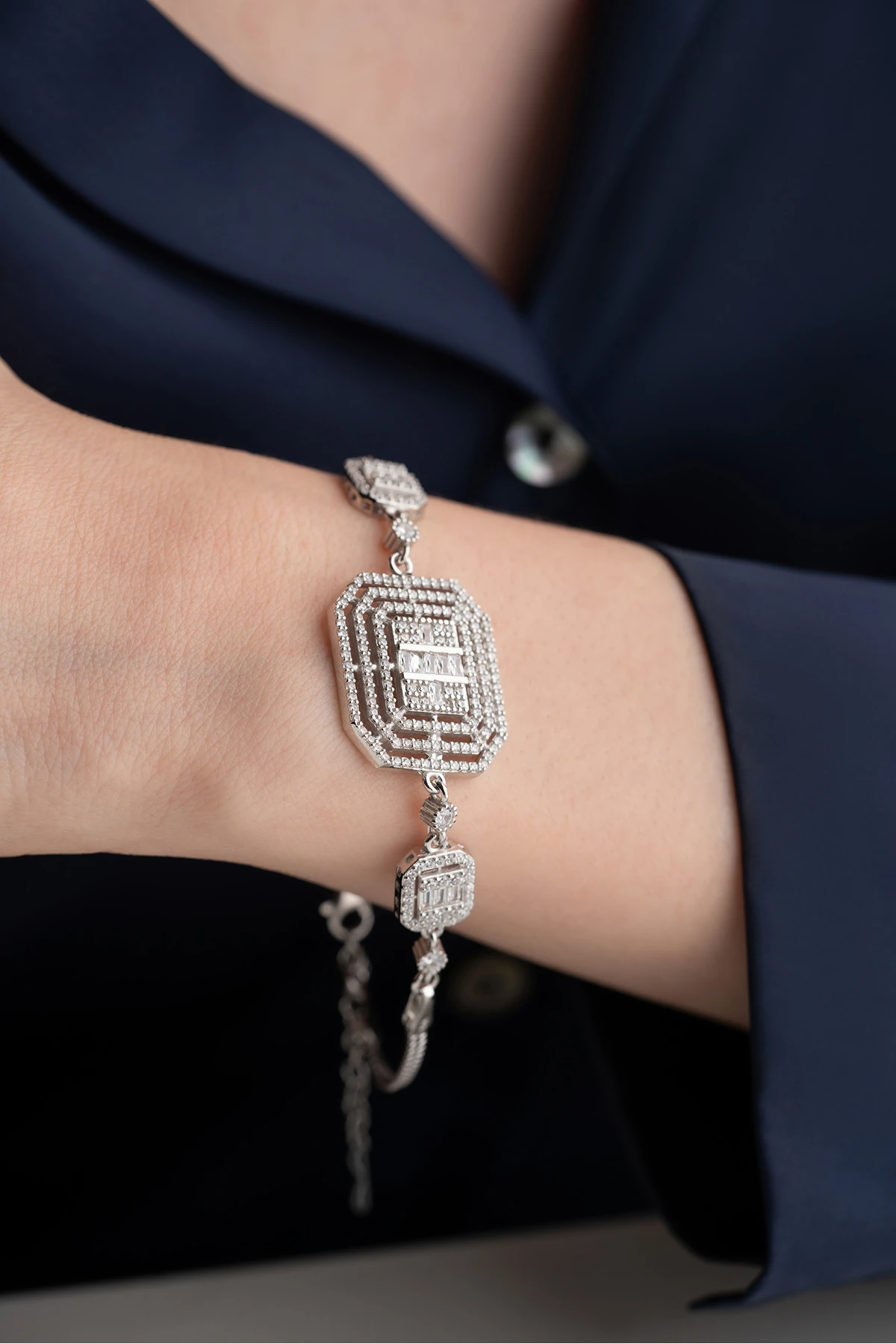 Gümüş Baget Bileklik