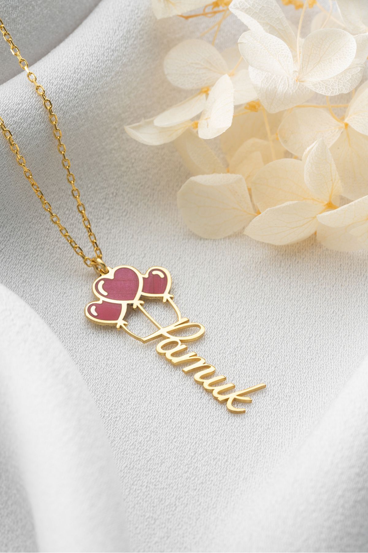 Gümüş İsimli Balon Kolye