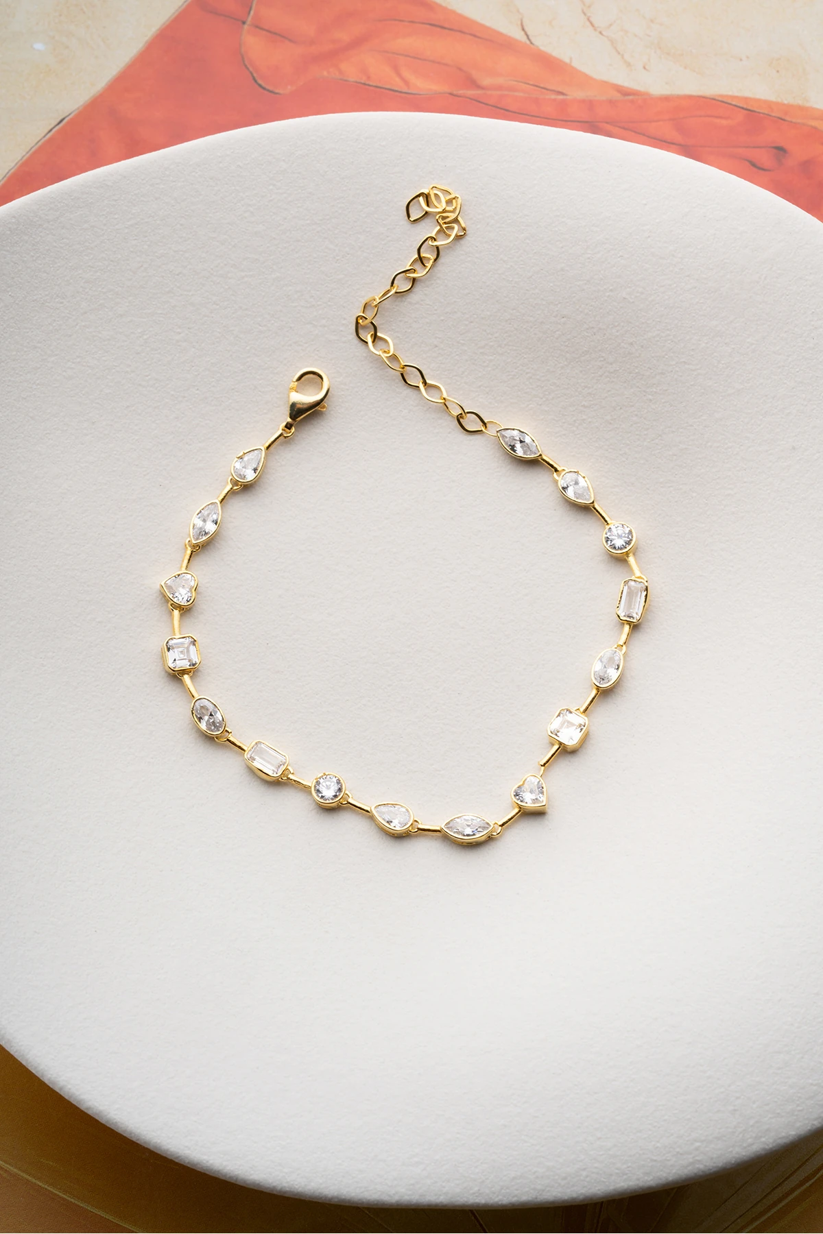 Gümüş Zirkon Taşlı Model Bileklik