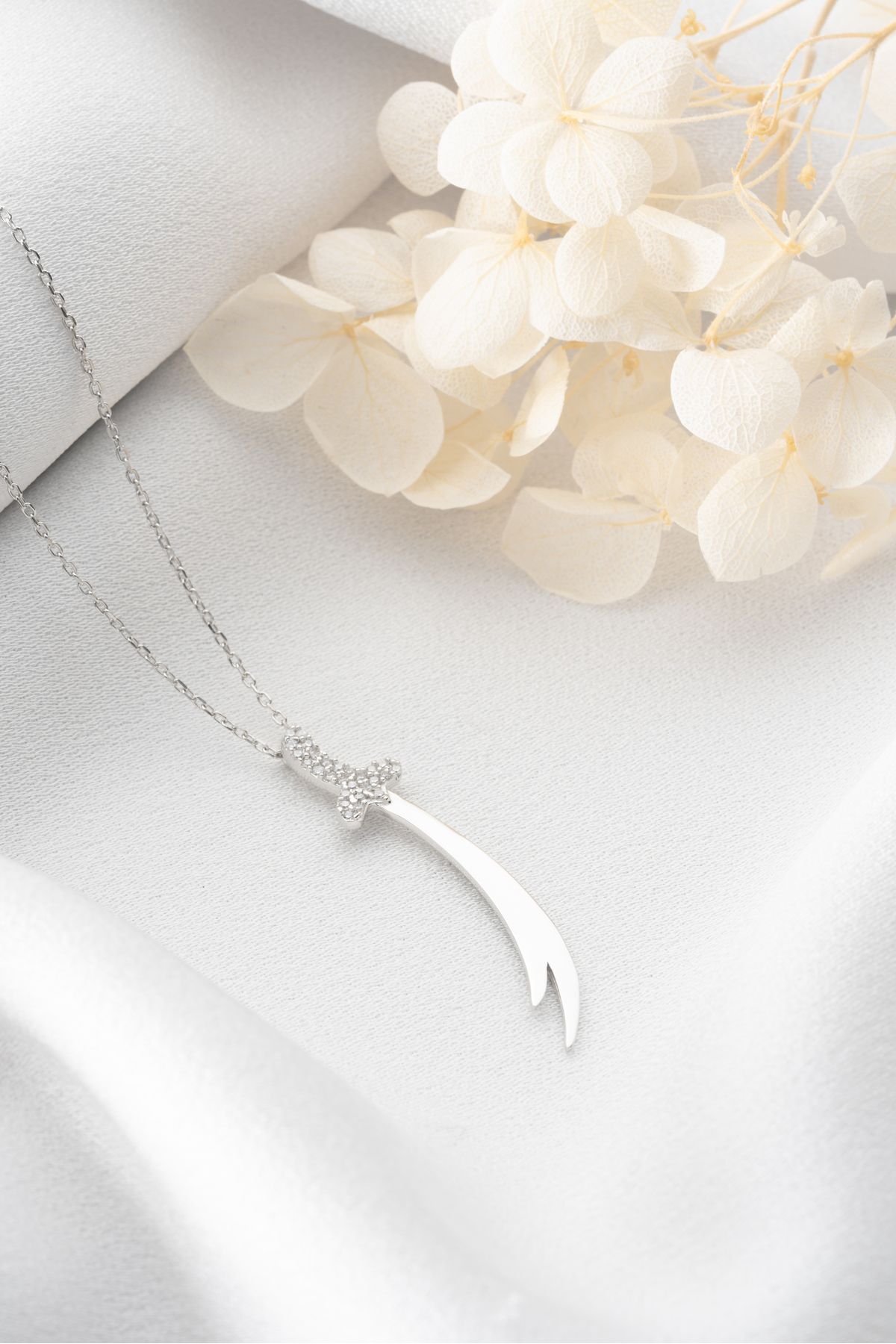 Gümüş Zülfikar Kılıcı Kolye