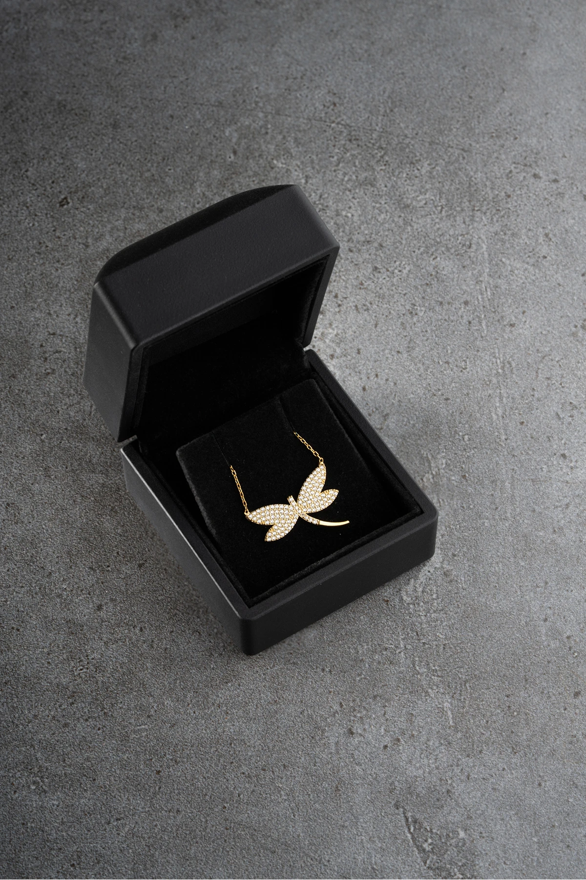 Gümüş Işıklı Kutuda Yusufçuk Kolye