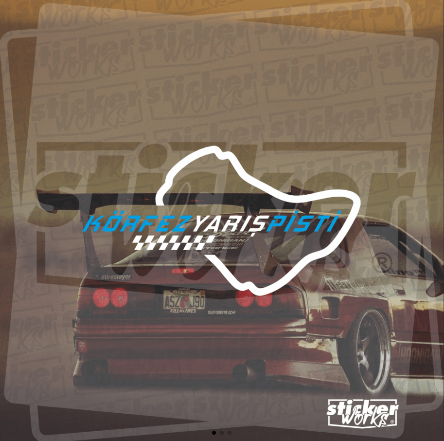 Körfez Yarış Pisti Sticker