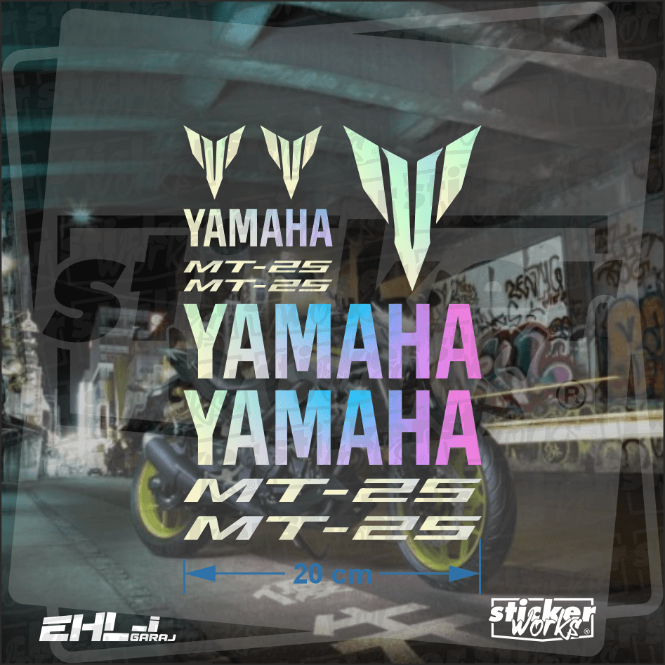 Yamaha Mt 25 Sticker Seti