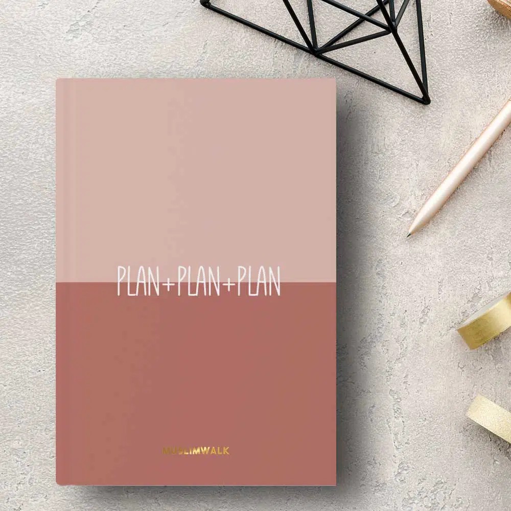 Plan + Plan + Plan Kahverengi Bullet Journal