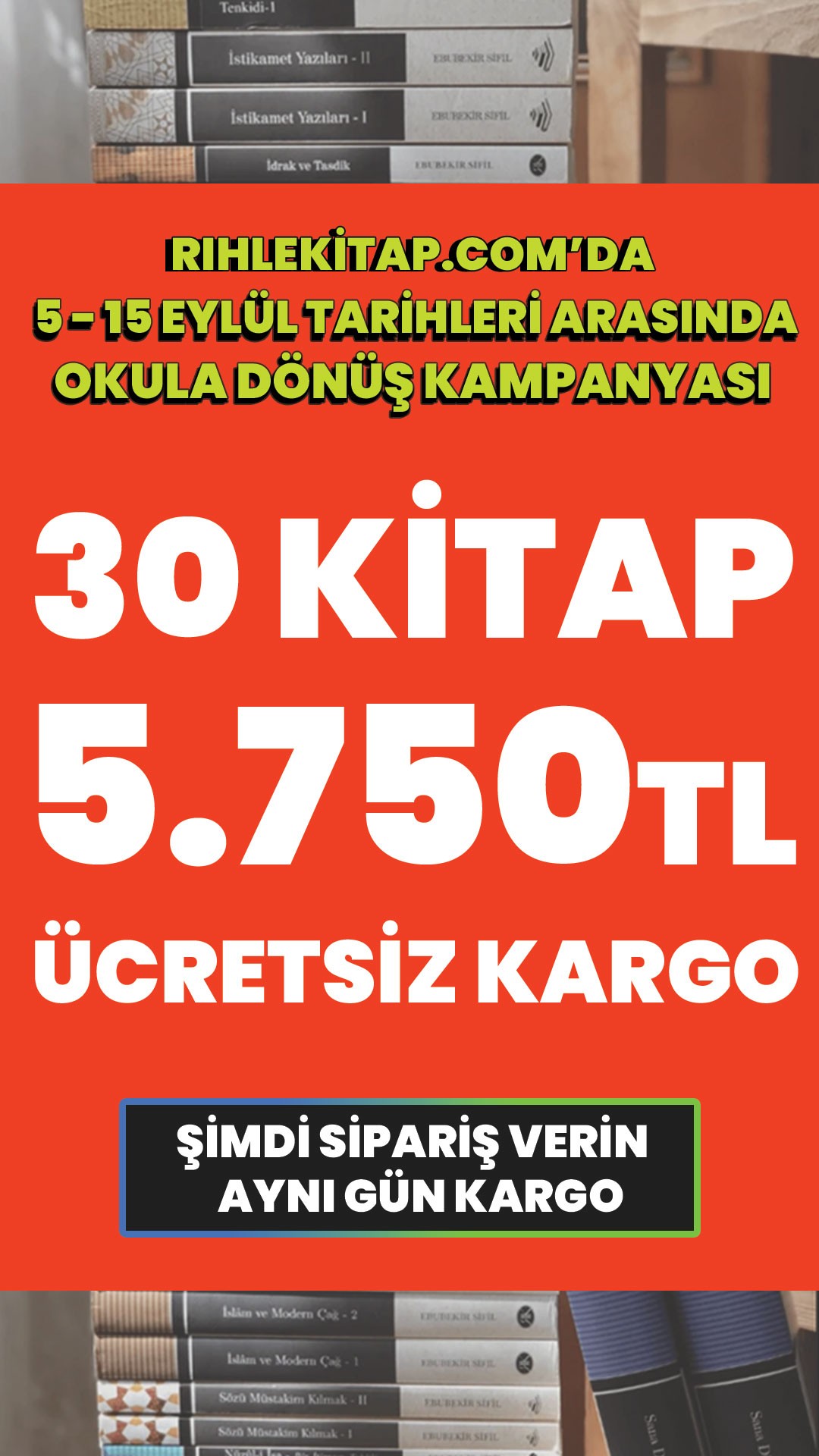 Okula Dönüş Kampanyası 30 Kitap, 7 Dergi, Ücretsiz Kargo!
