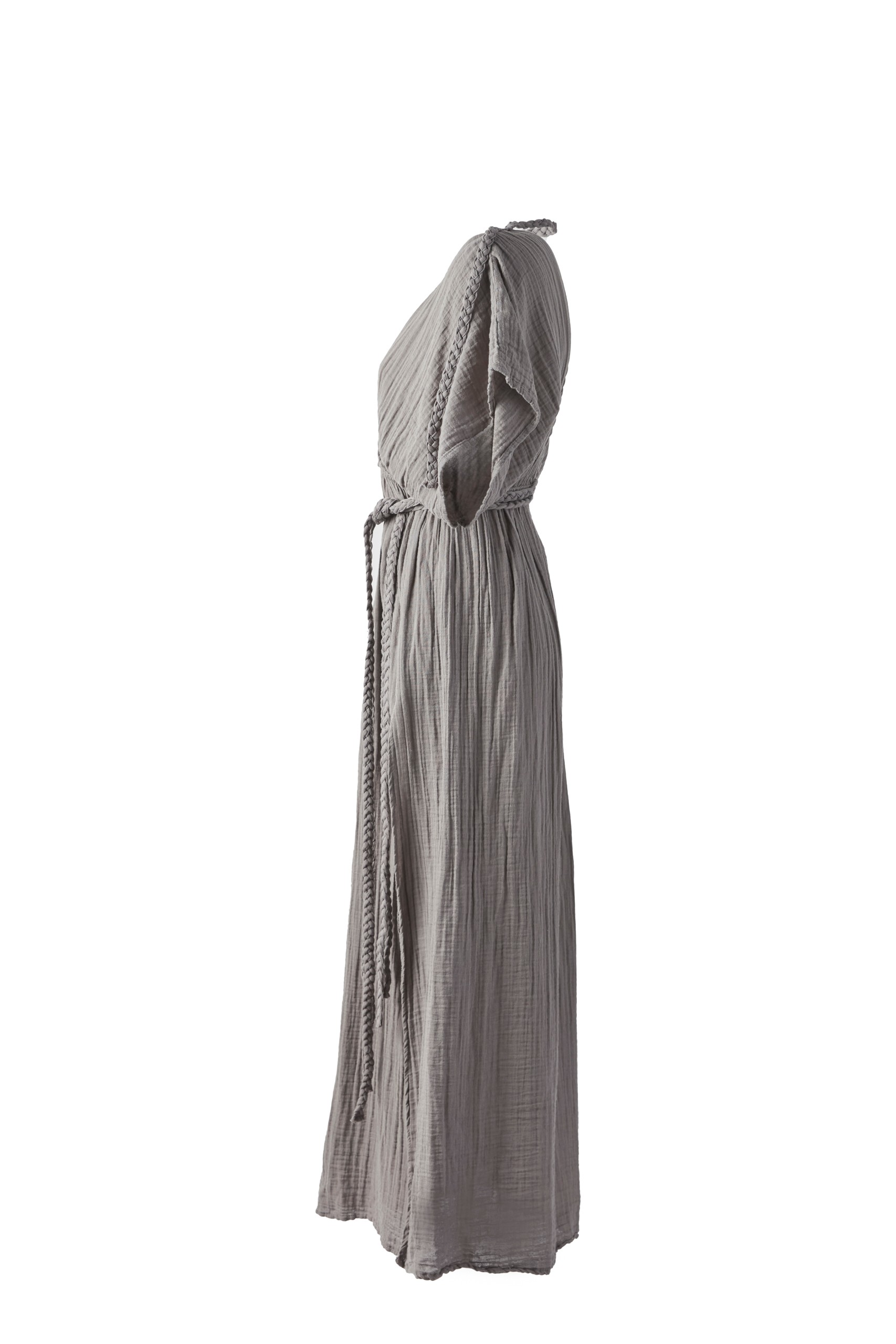 BOHEMIAN KNITTED DEEP Slit DRESS