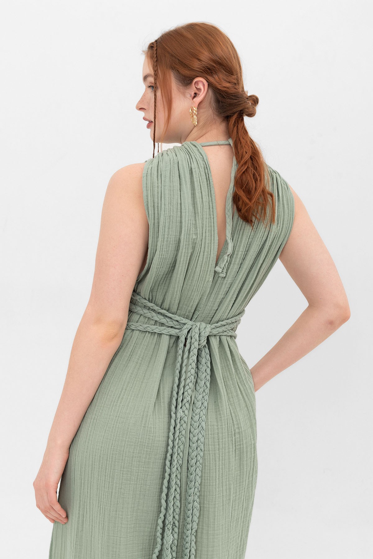 KYBELE THREE KNIT DRESS WITH BAND DETAIL