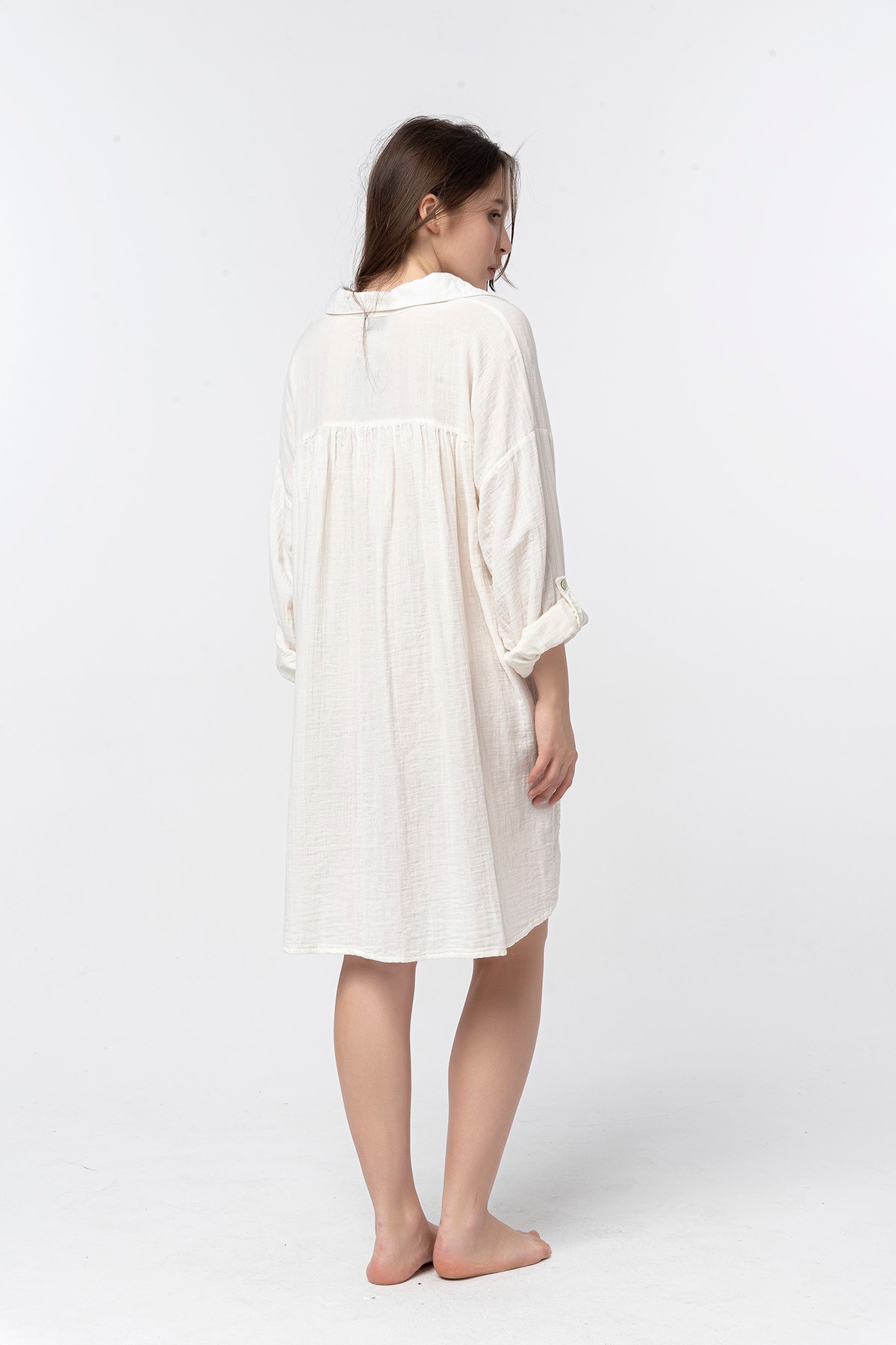 LOOSE CUT COTTON SHIRT TUNIC