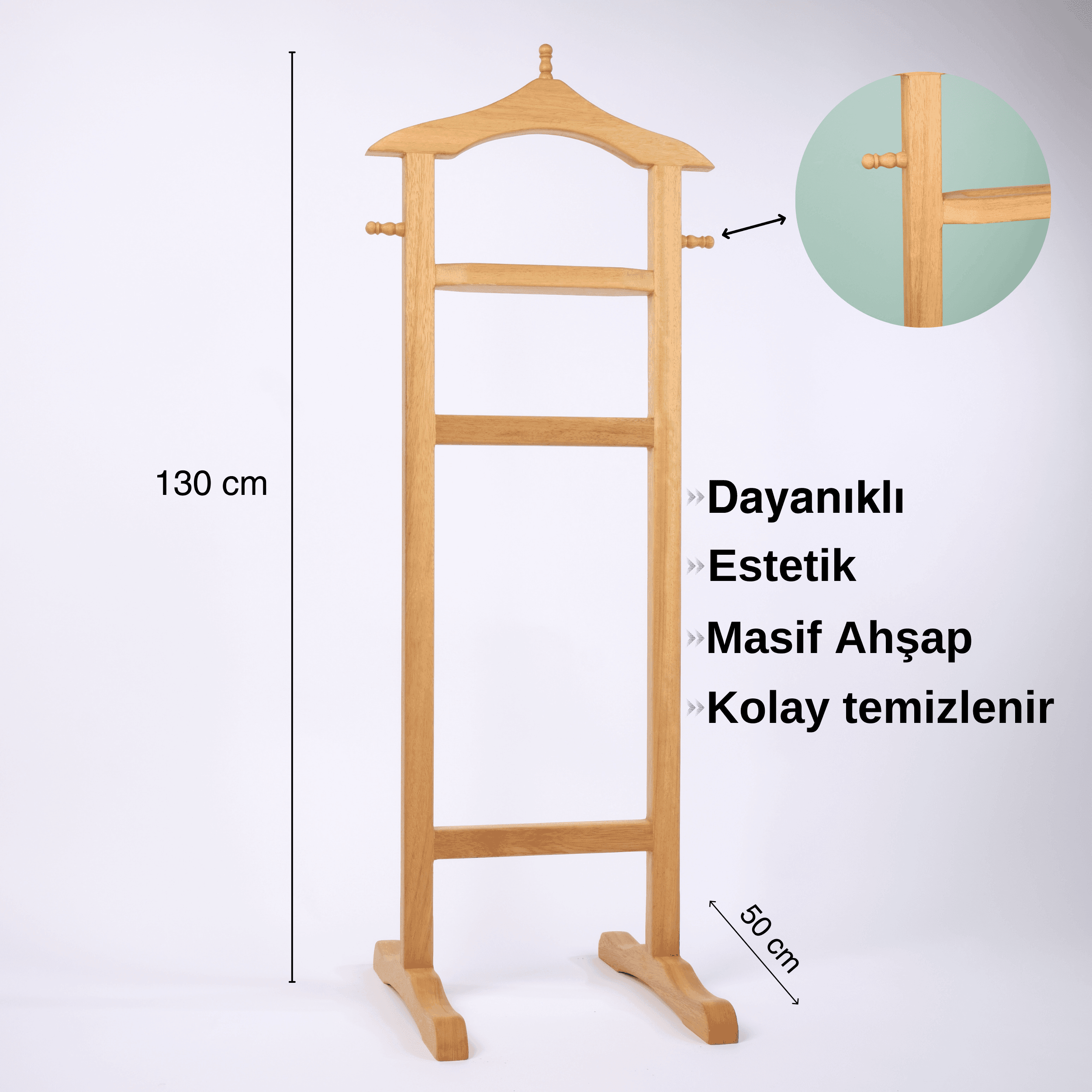 Artisan Serisi: İroko Ağacından El Yapımı Dilsiz Uşak