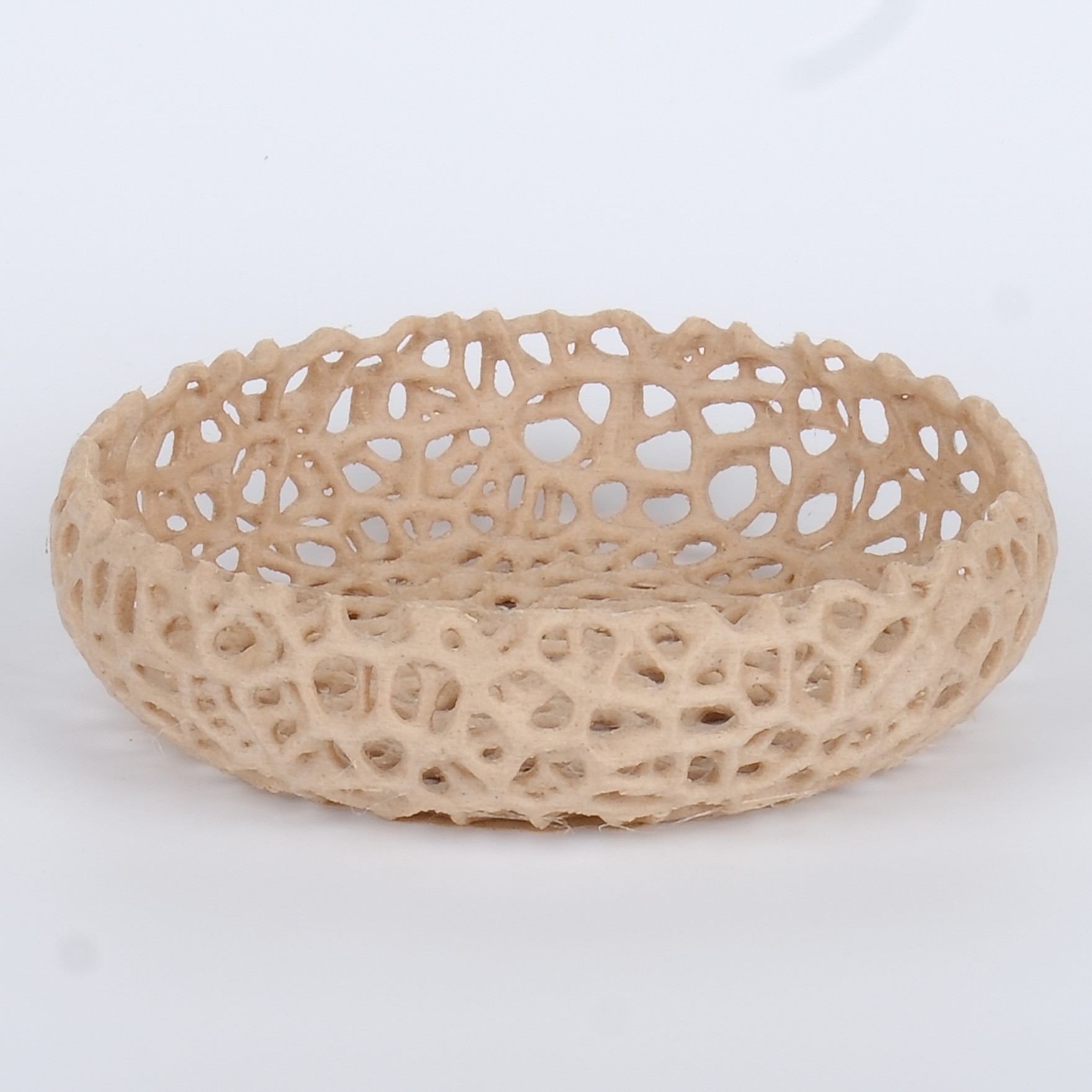 Doğal Görünümlü 3D Baskı Sabunluk – Ahşap Katkılı Filament, Organik Doku Tasarımı
