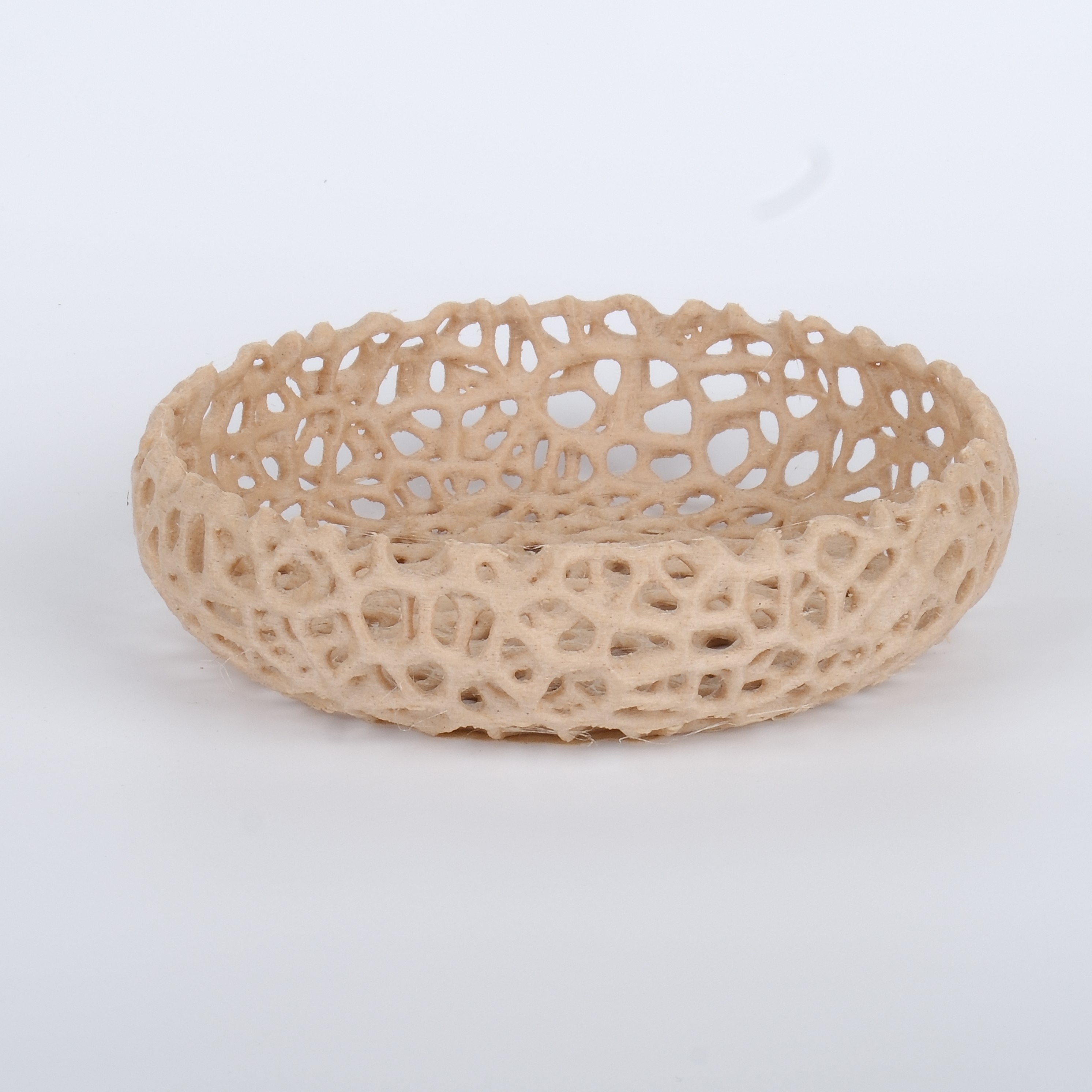 Doğal Görünümlü 3D Baskı Sabunluk – Ahşap Katkılı Filament, Organik Doku Tasarımı