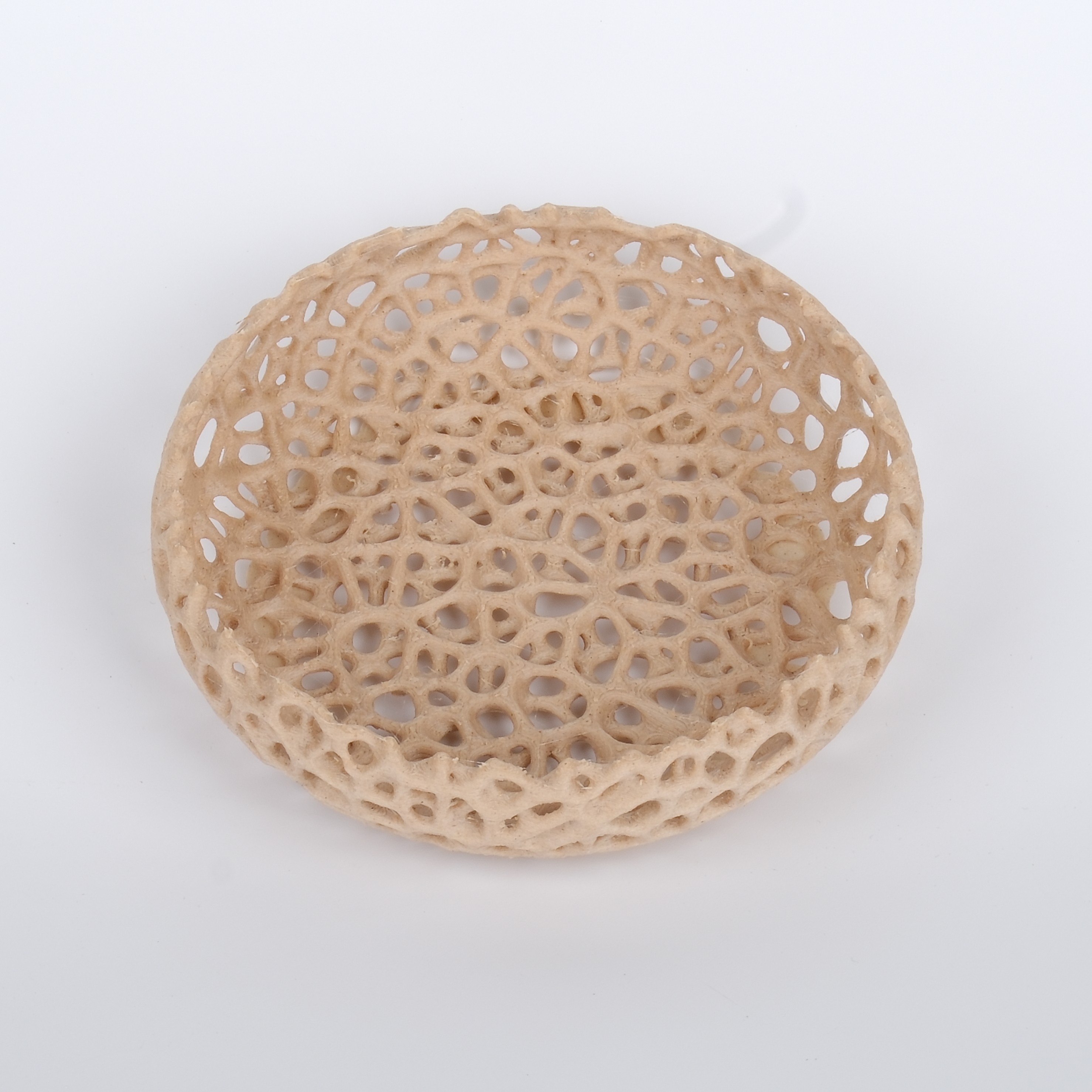 Doğal Görünümlü 3D Baskı Sabunluk – Ahşap Katkılı Filament, Organik Doku Tasarımı
