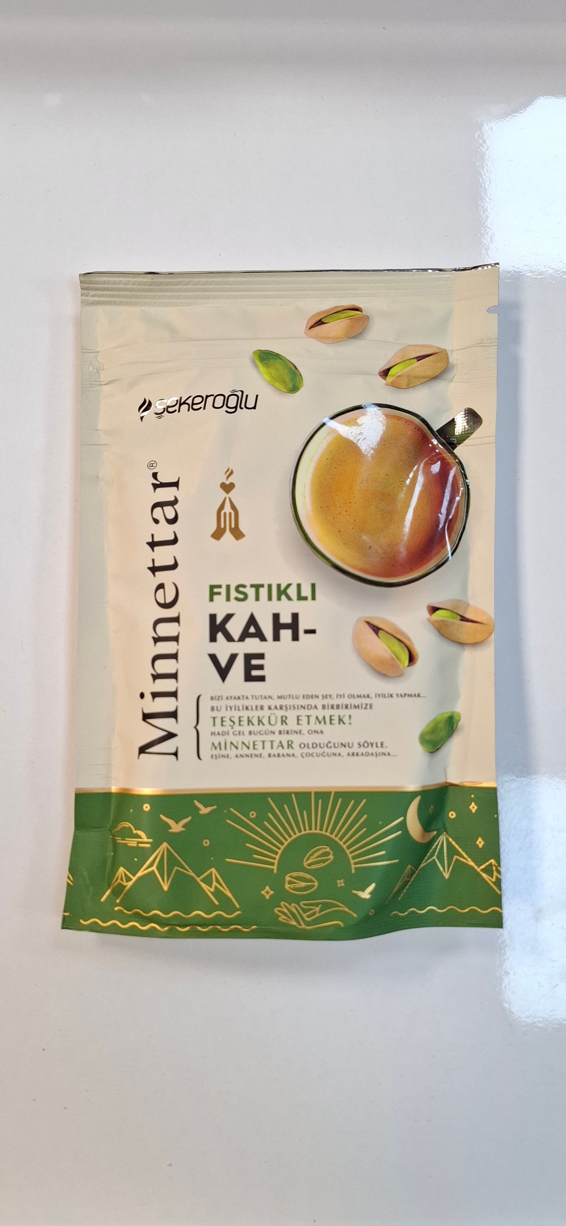 Fıstıklı Kahvesi Minnettar Şekeroğlu 165gr