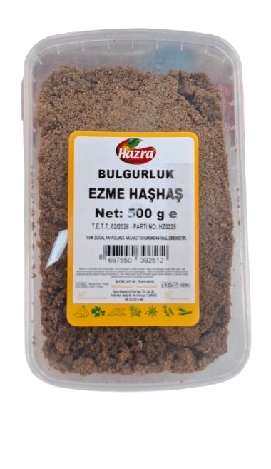 Bulgurluk Haşhaş Ezmesi Hazra 500gr 
