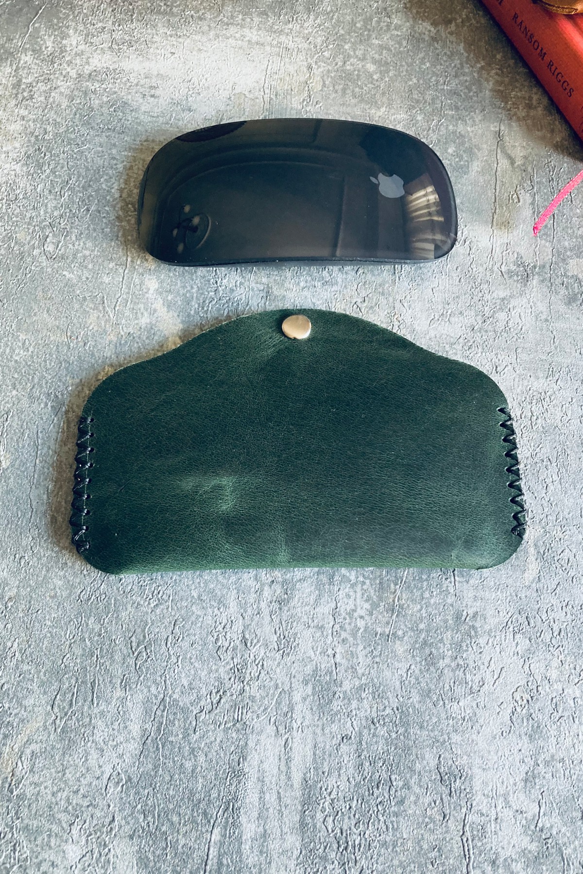 Genuine Leather Magic Mouse Cover | Bretya Leather - Dark Green