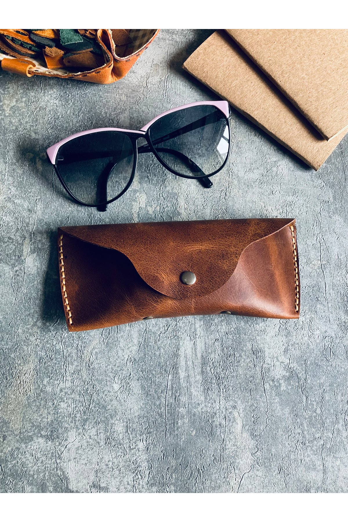 Genuine Leather Glasses Cover | Bretya Leather