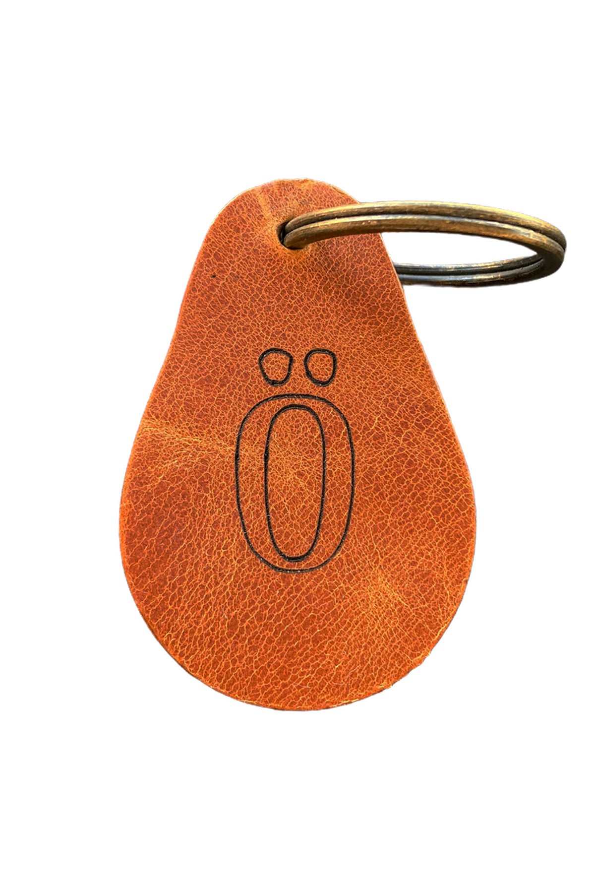 Set of 2 Genuine Leather Personalized Keychain | Bretya Leather
