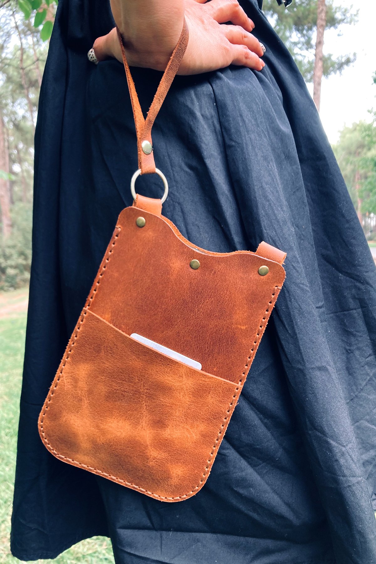 Genuine Leather Phone Bag | Bretya Leather