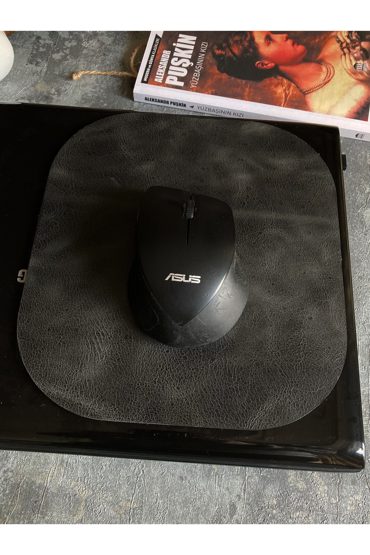 Genuine Leather Mouse Pad | Bretya Leather - Anthracite