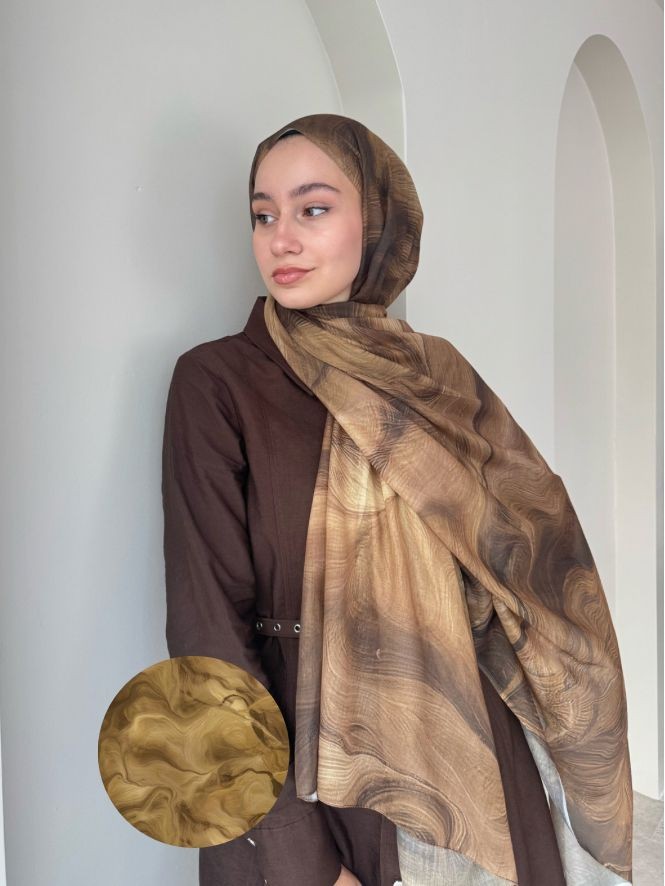 EBRU COMFORT ŞAL - Kahve image
