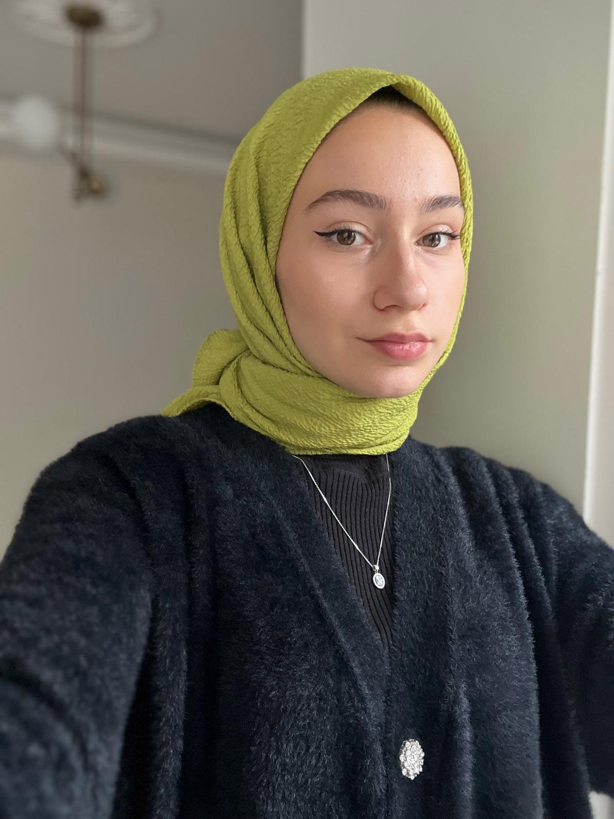 Luna Eşarp- Yağ Yeşili