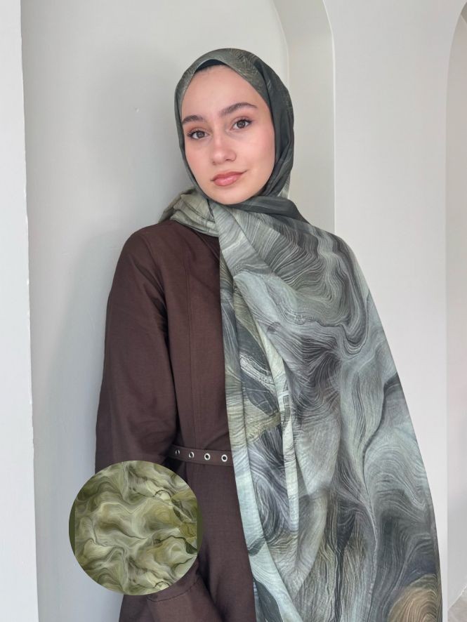 EBRU COMFORT ŞAL - Soft Yeşil image