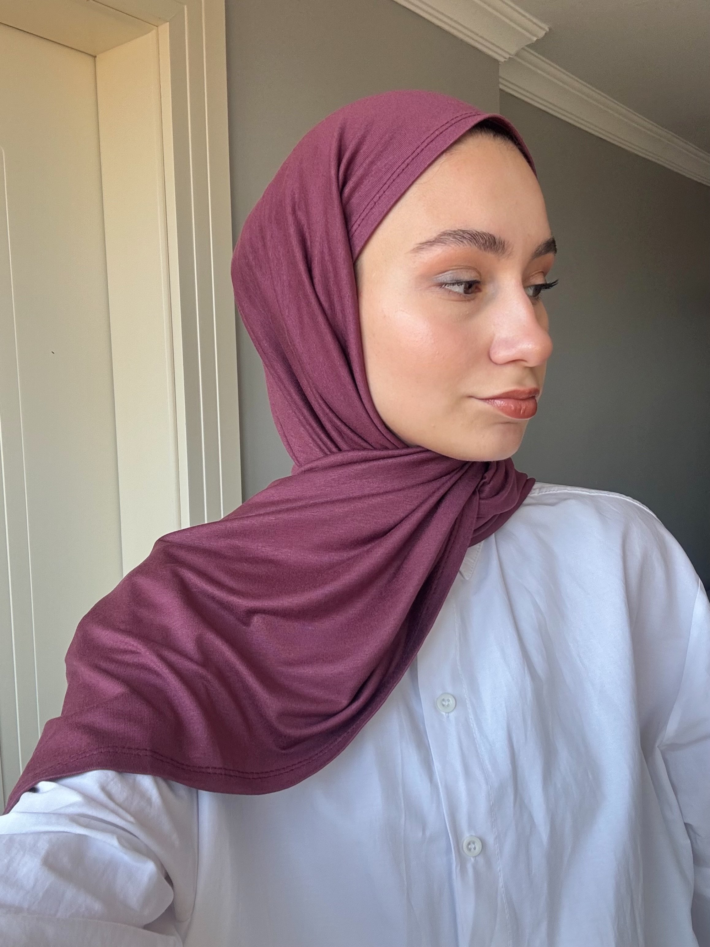 Premium Penye Şal - Gül Kurusu image