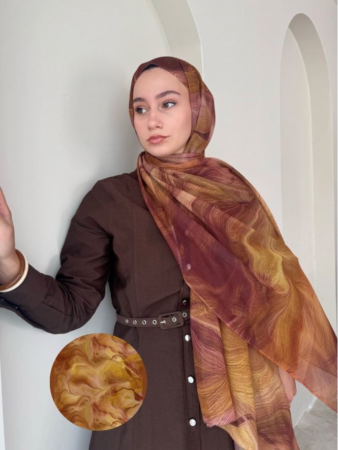 EBRU COMFORT ŞAL - Kızılkahve image