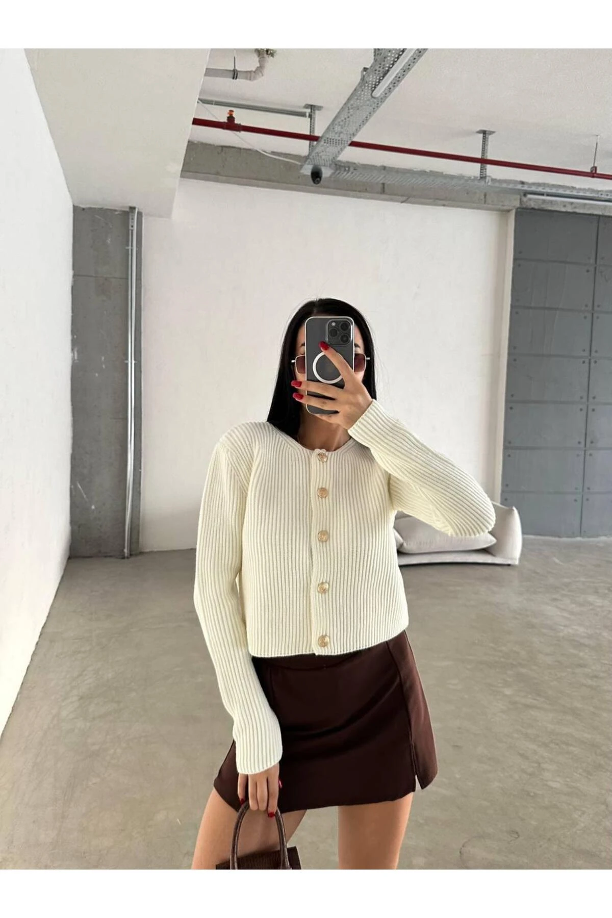 DGN'S ''TEACHER COLLECTİON'' KADIN DÜĞMELİ&FİTİLLİ HIRKA-ÇEKET