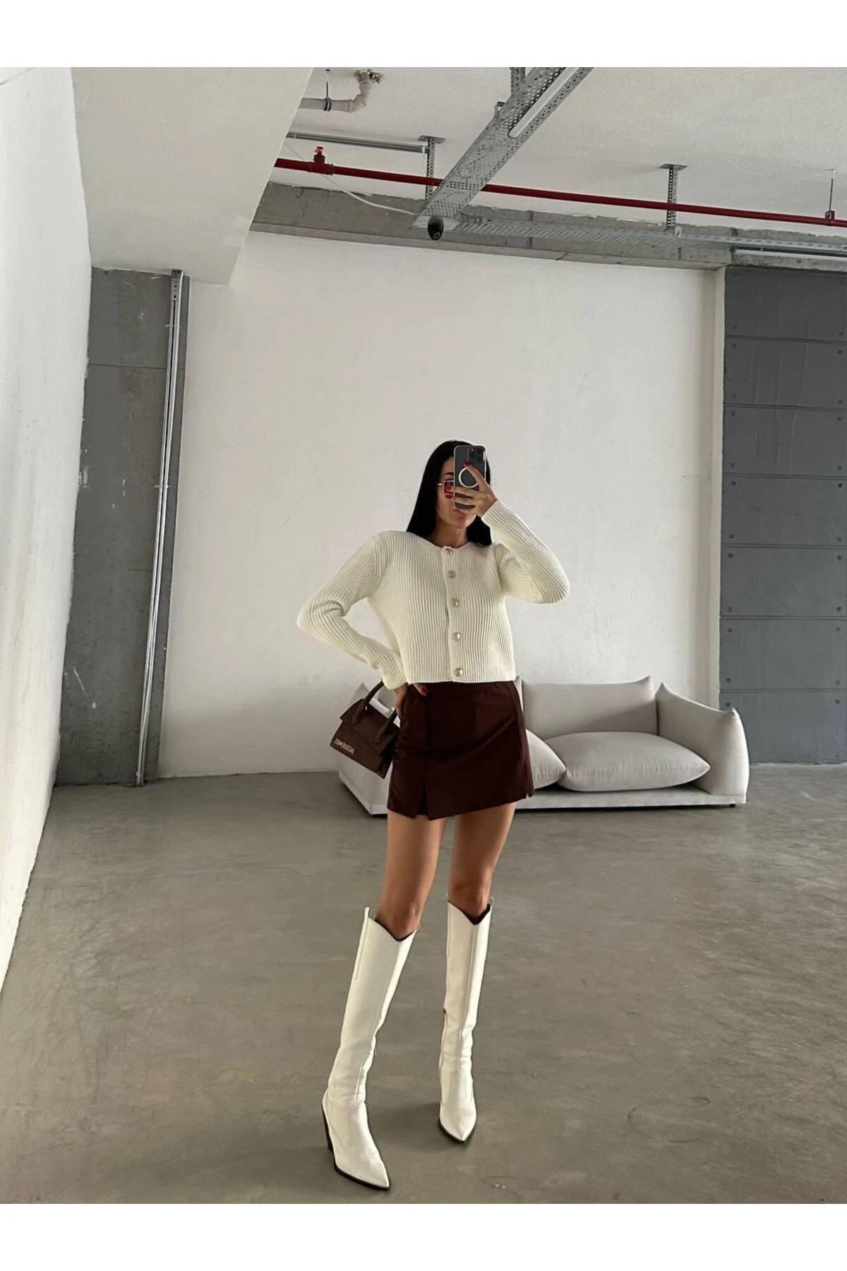 DGN'S ''TEACHER COLLECTİON'' KADIN DÜĞMELİ&FİTİLLİ HIRKA-ÇEKET