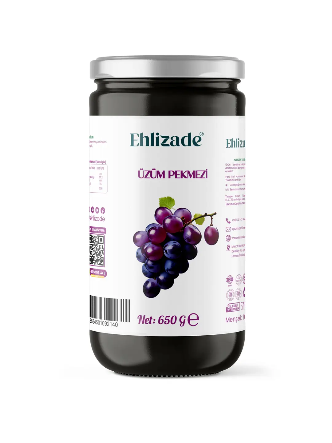 Üzüm Pekmezi 650 Gr | Ehlizade