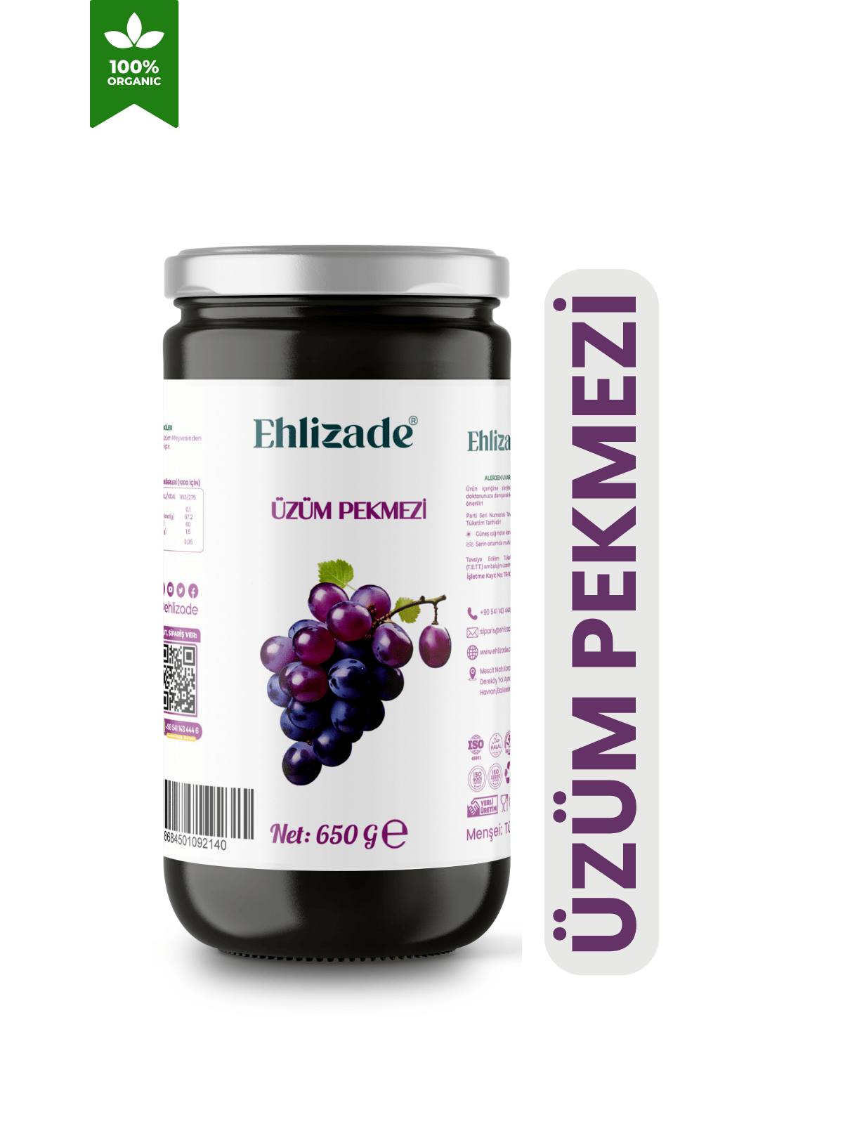 Üzüm Pekmezi 650 Gr