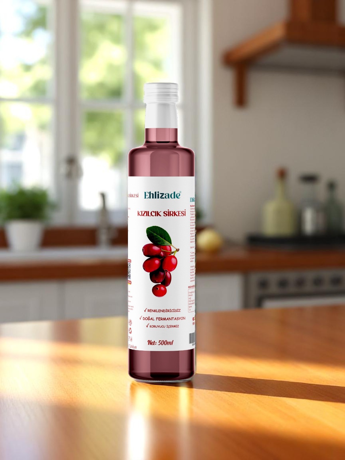 Kızılcık Sirkesi 500 Ml