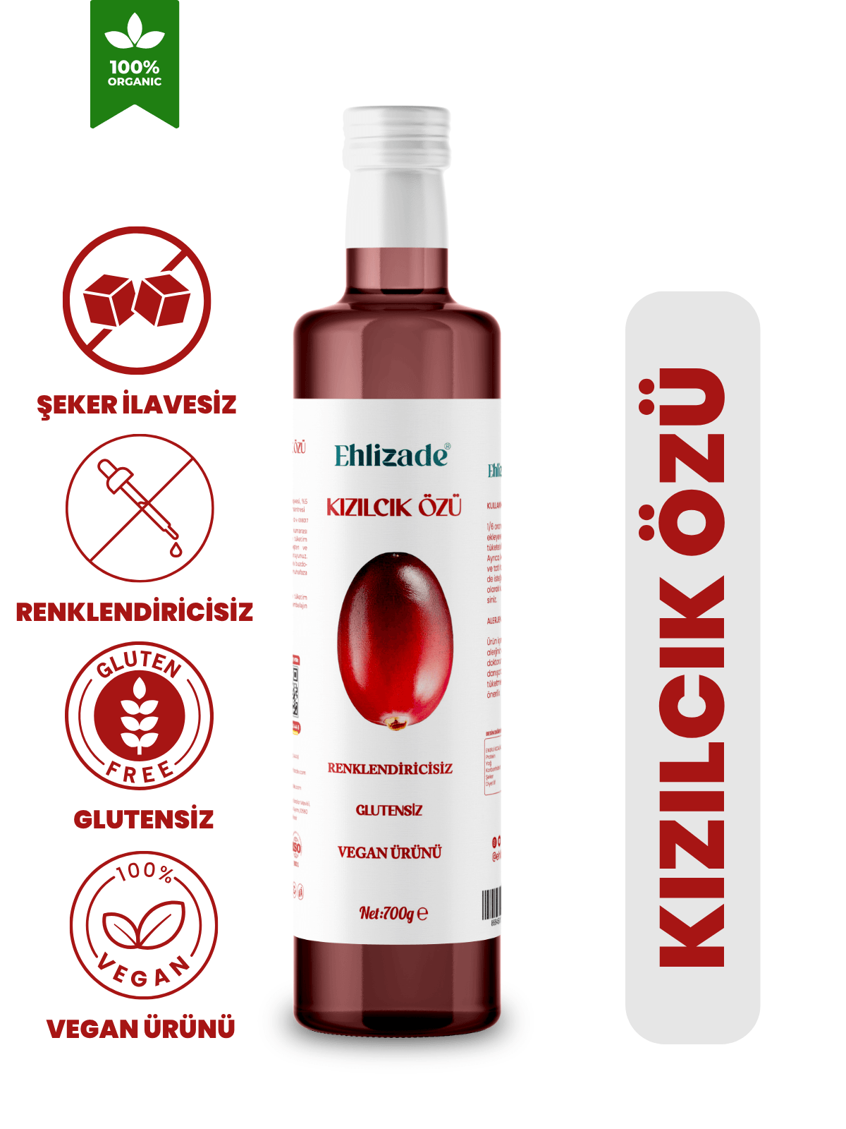 Kızılcık Özü 700 Gr