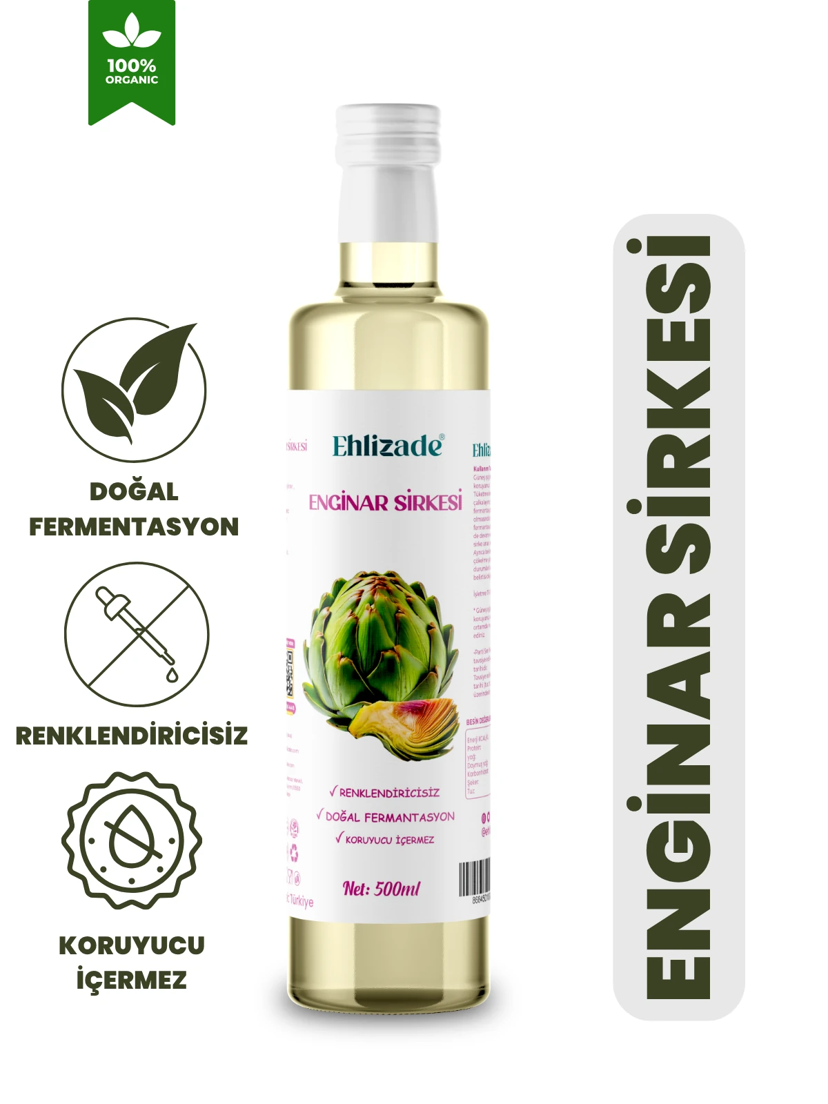 Enginar Sirkesi 500 Ml