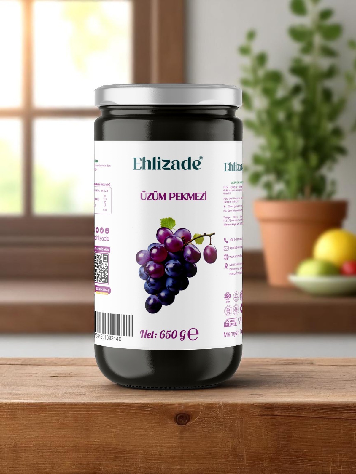 Üzüm Pekmezi 650 Gr