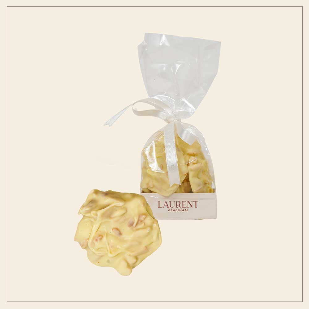Beyaz Çikolatalı Bademli Rocher 100 gr | Laurent Chocolate