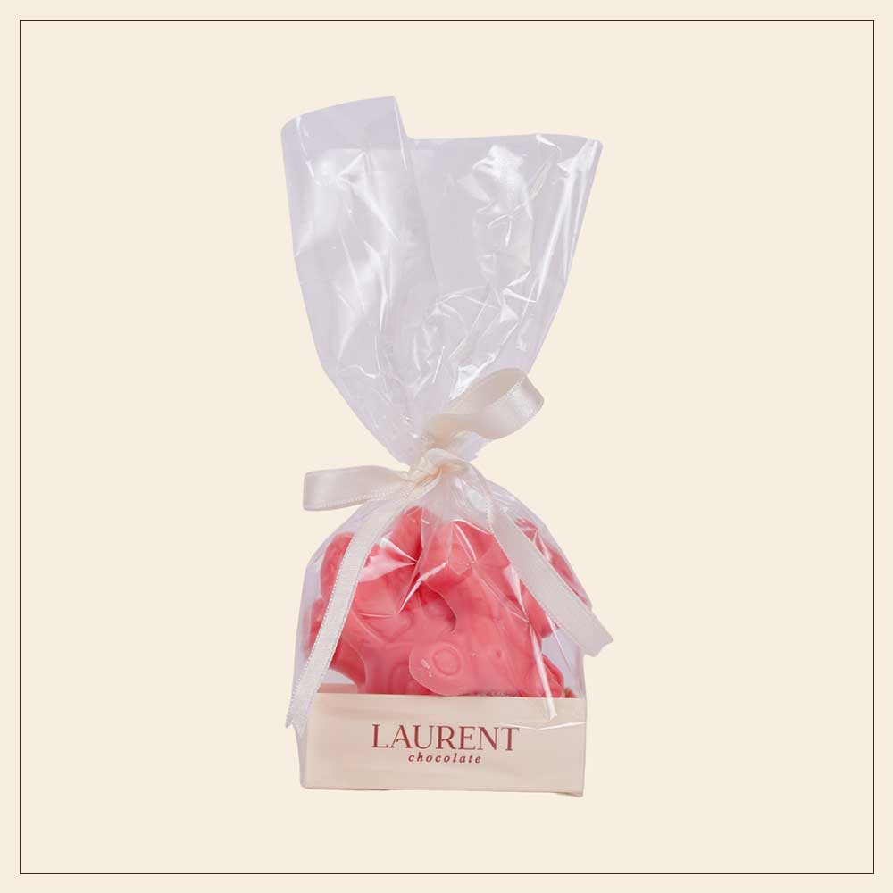 Hayvan Figürlü Çocuk Çikolatası Çilekli 100 gr | Laurent Chocolate