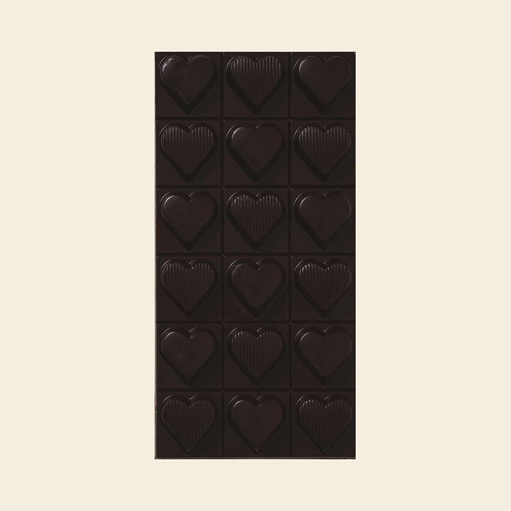Şekersiz Tablet Çikolata Kalpli 100 gr | Laurent Chocolate