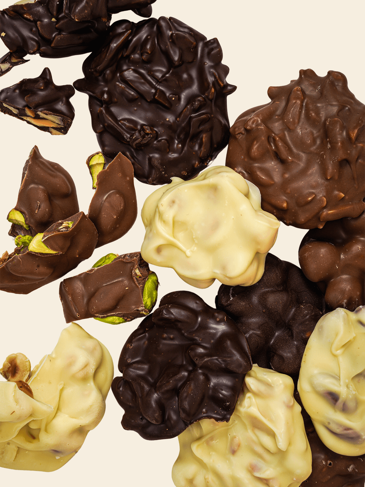 Karışık Antep Fıstıklı Rocher 250 gr | Laurent Chocolate