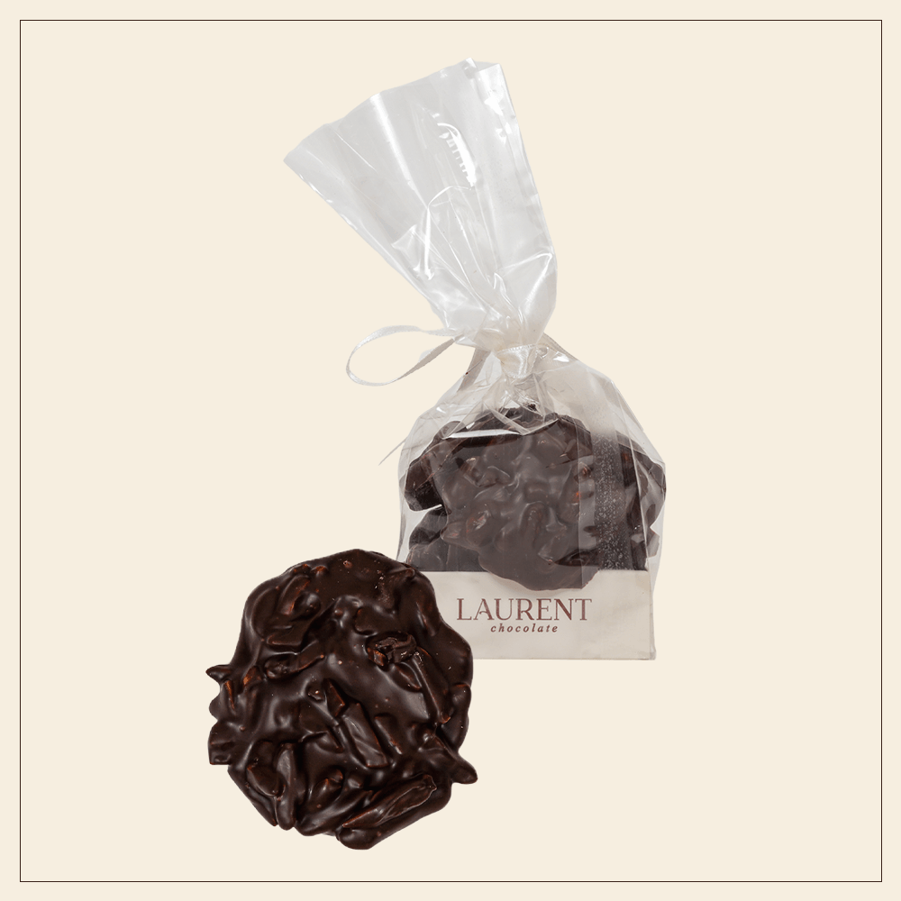 Bitter Çikolatalı Bademli Rocher 100 gr | Laurent Chocolate