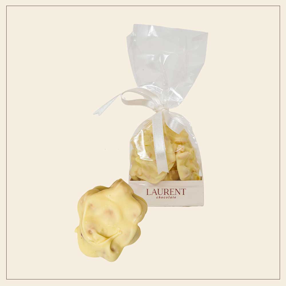 Beyaz Çikolatalı Fındıklı Rocher 100 gr | Laurent Chocolate