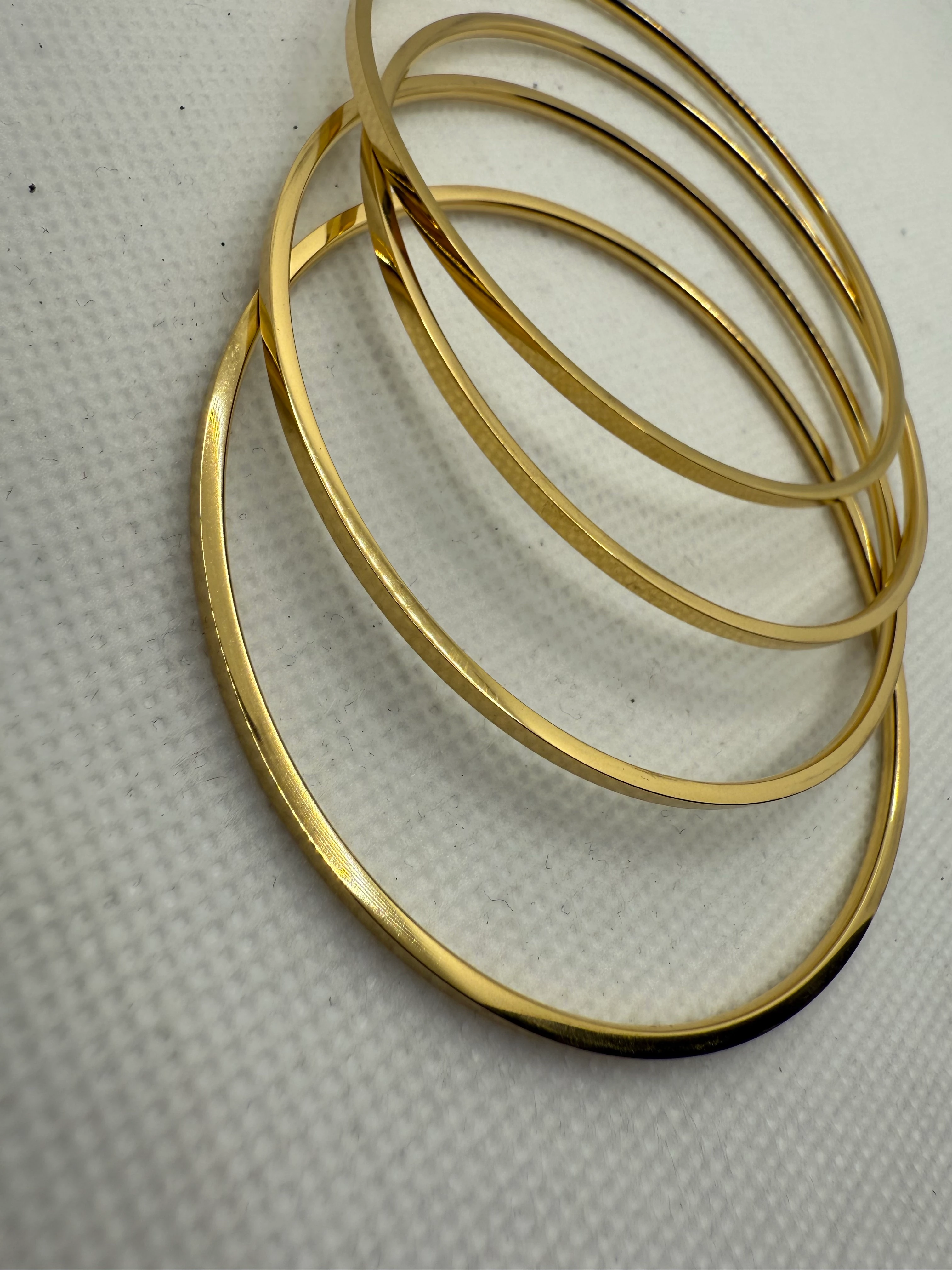 4 lü ÇELİK AJDA SET GOLD